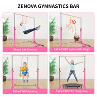 Wesfital Gymnastics Kip Bars Junior Tumbling Bar for Kids Adjustable Horizontal Bar