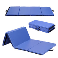 BestHFit Gymnastics Mat Tumbling Mat for Kids 3'x6'x1.7'' Thick Gym Workout Mats Foldable Exercise Mat Floor Mat