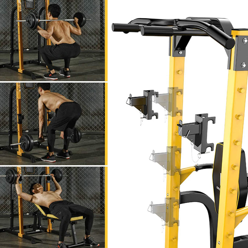 Wesfital Power Tower Pull-Up Bars Dip Stand Pull Up Stations for Home Workout Strength Training Equipment