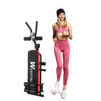 Wesfital Core & Abdominal Trainer, AB Workout Machine , Waist Trainer - Whole Body Workout Equipment for Leg,Thighs,Buttocks,Rodeo w/LCD Display ,3 Levels Resistance