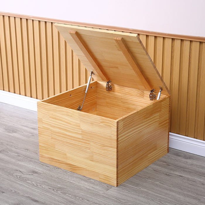 Oneofics Wood Bin Storage Cube Basket